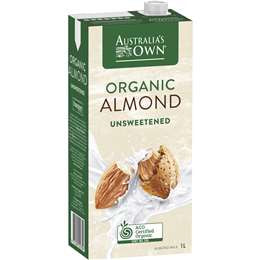 Australias Own Unsweetened Long Life Almond Milk 1L