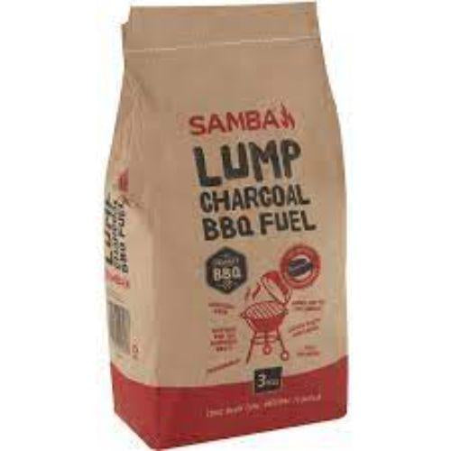 Samba Lump Charcoal BBQ Fuel 3kg