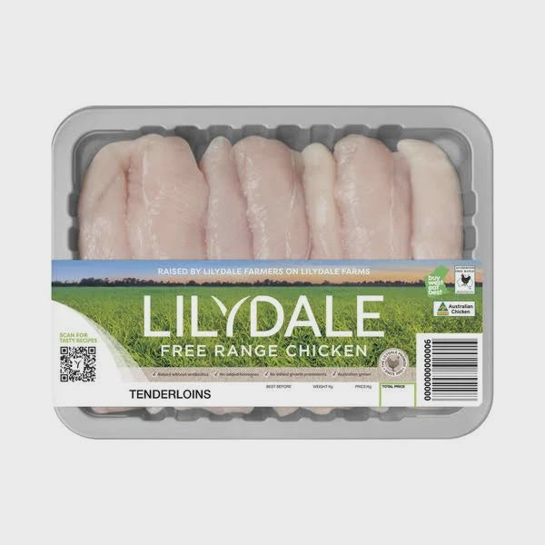 Lilydale Chicken Tenderloins - Approx 480g