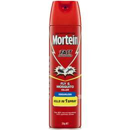 Mortein Odourless Fly & Insect Mosquito Killer Spray 350g