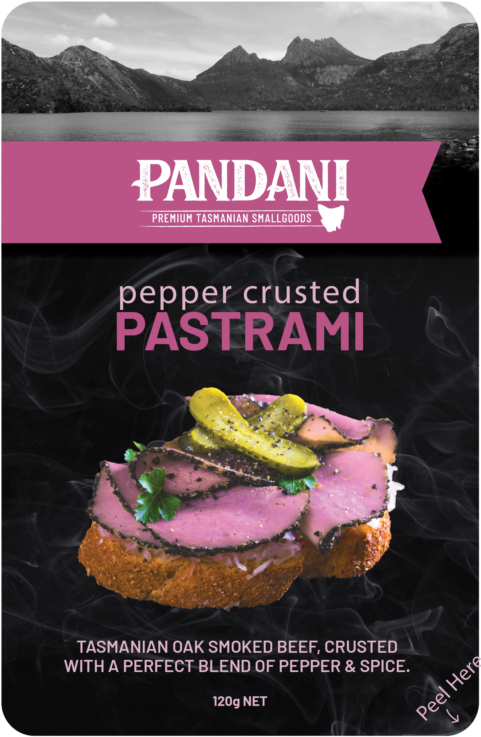 Pandani Sliced Pastrami 120g