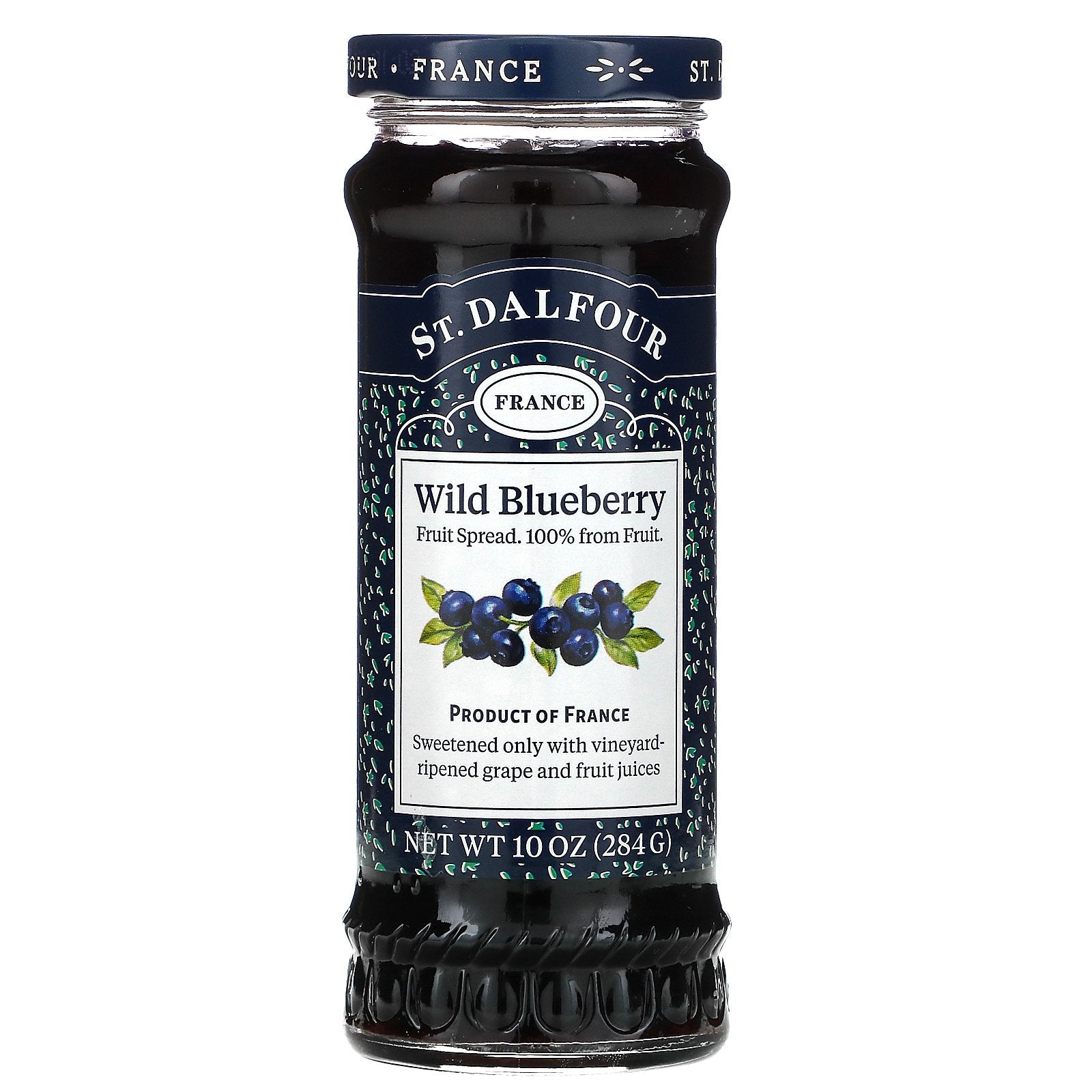 St Dalfour Blueberry Fruit Spread 284g