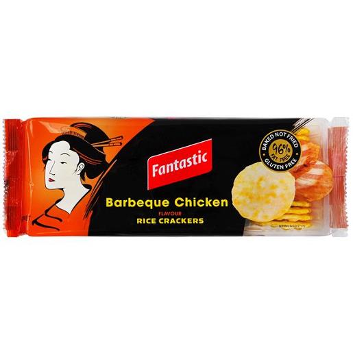Fantastic Barbeque Chicken Rice Crackers 100g