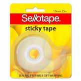 Sellotape With Dispenser 18mmx25m