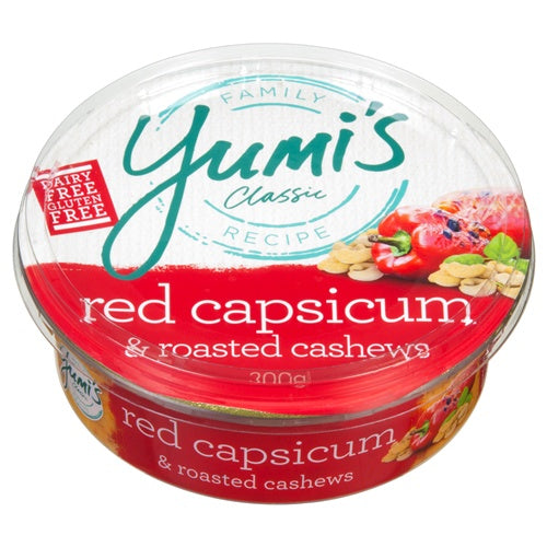 Yumi's Classic Red Capsicum & Roasted Cashew Dip GF & DF 200g