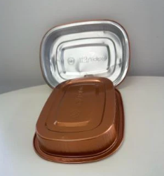 SW Foil Tray Rose Gold/Silver 1525ml