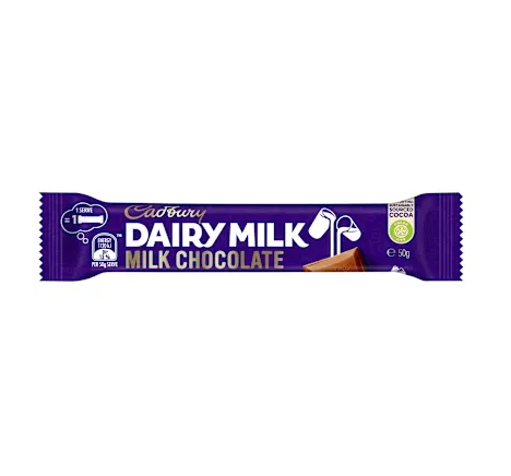 Cadbury Dairy Milk Chocolate Bar 50g