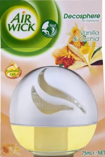 Air Wick Decosphere Air Freshener Vanilla & Orchid 75ml