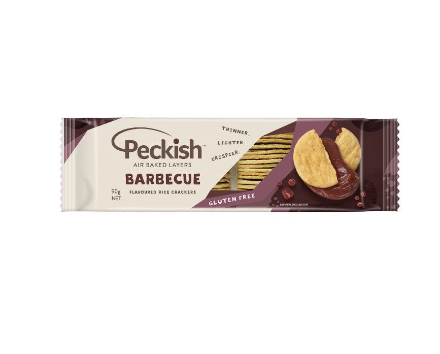 Peckish Rice Crackers Barbecue 90g