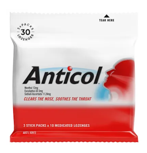 Anticol Throat Lozenge 3 Pack of 10
