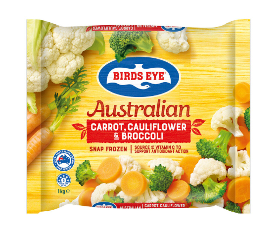 Birds Eye Carrot, Broccoli & Cauliflower Snap Frozen 500g