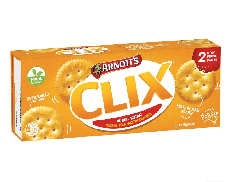 Arnotts Clix Crackers 250g