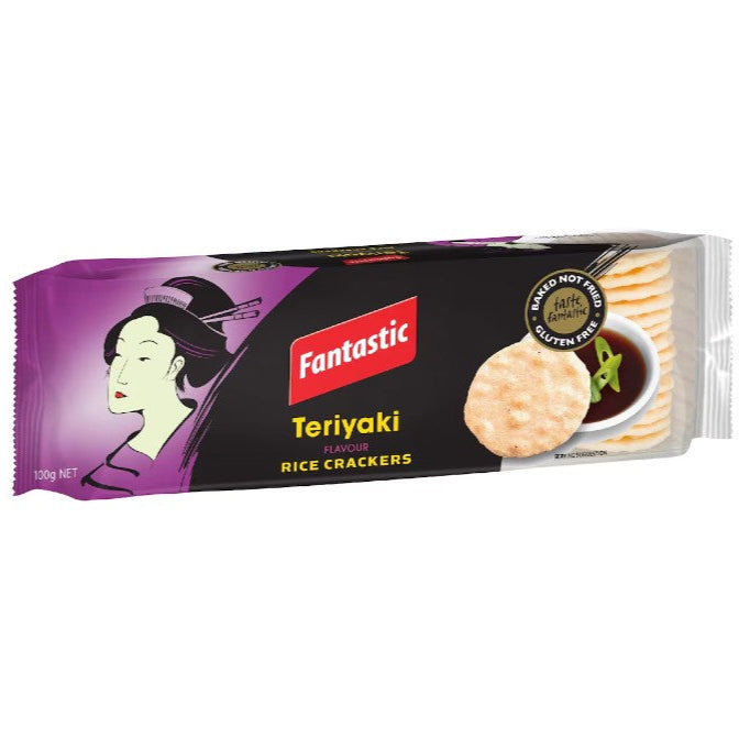 Fantastic Barbeque Teriyaki Rice Crackers 100g