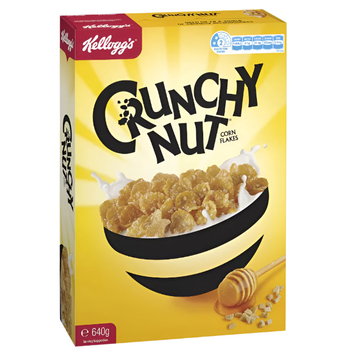 Kelloggs Crunchy Nut Cornflakes Cereal 640g