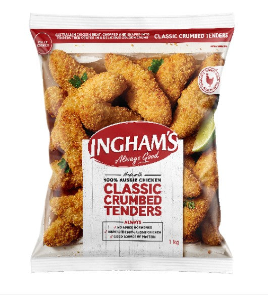 Ingham Classic Crumbed Tenders 1kg