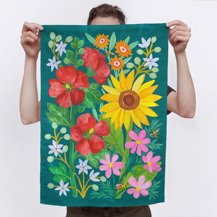 Togetherness Tea Towel Bee Garden