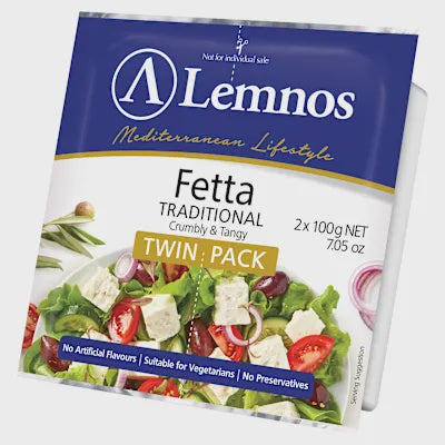 Lemnos Traditional Fetta Twin Pack | 200g