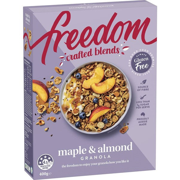 Freedom Maple & Almond Granola Gluten Free 400g