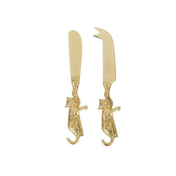 Leo S/2 S/Steel Spreaders 19cm Gold