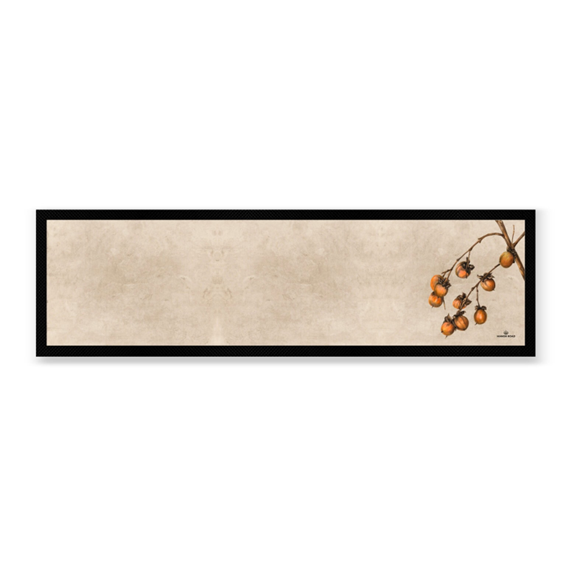 Manor Road Large Bar Mat - Persimmon