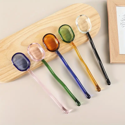 Lucky Dip Glass Spoon - Assorted