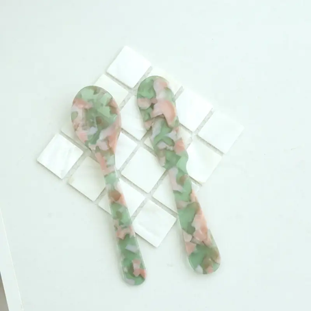 Acrylic Spoon/Butterknife Set - Spring Posy