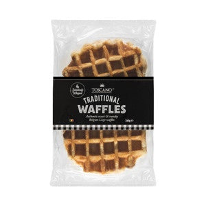 Toscano Traditional Waffles 360g Pk4