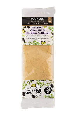 Tuckers Flatbread Evoo & Old Man Saltbush 150gm