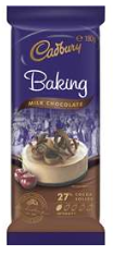 Cadbury Baking Milk Chocolate Block 180g