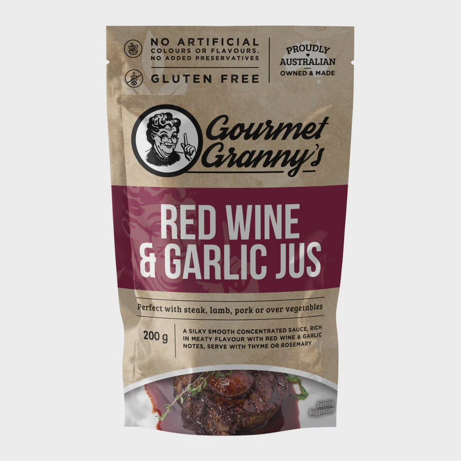Gourmet Grannys Red Wine and Garlic Jue 200g