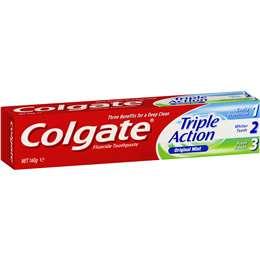 Colgate Triple Action Toothpaste 160g