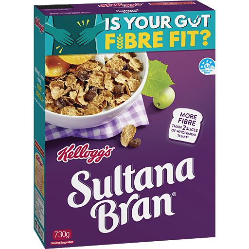 Kelloggs Sultana Bran Cereal with oat clusters 480g