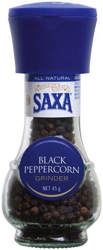 Saxa Pepper Grinder 45g