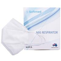 Softmed Respirator Face Mask N95 Pk 10