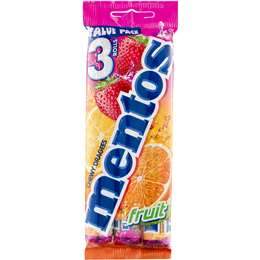 Mentos Multi Fruit 3 Pk