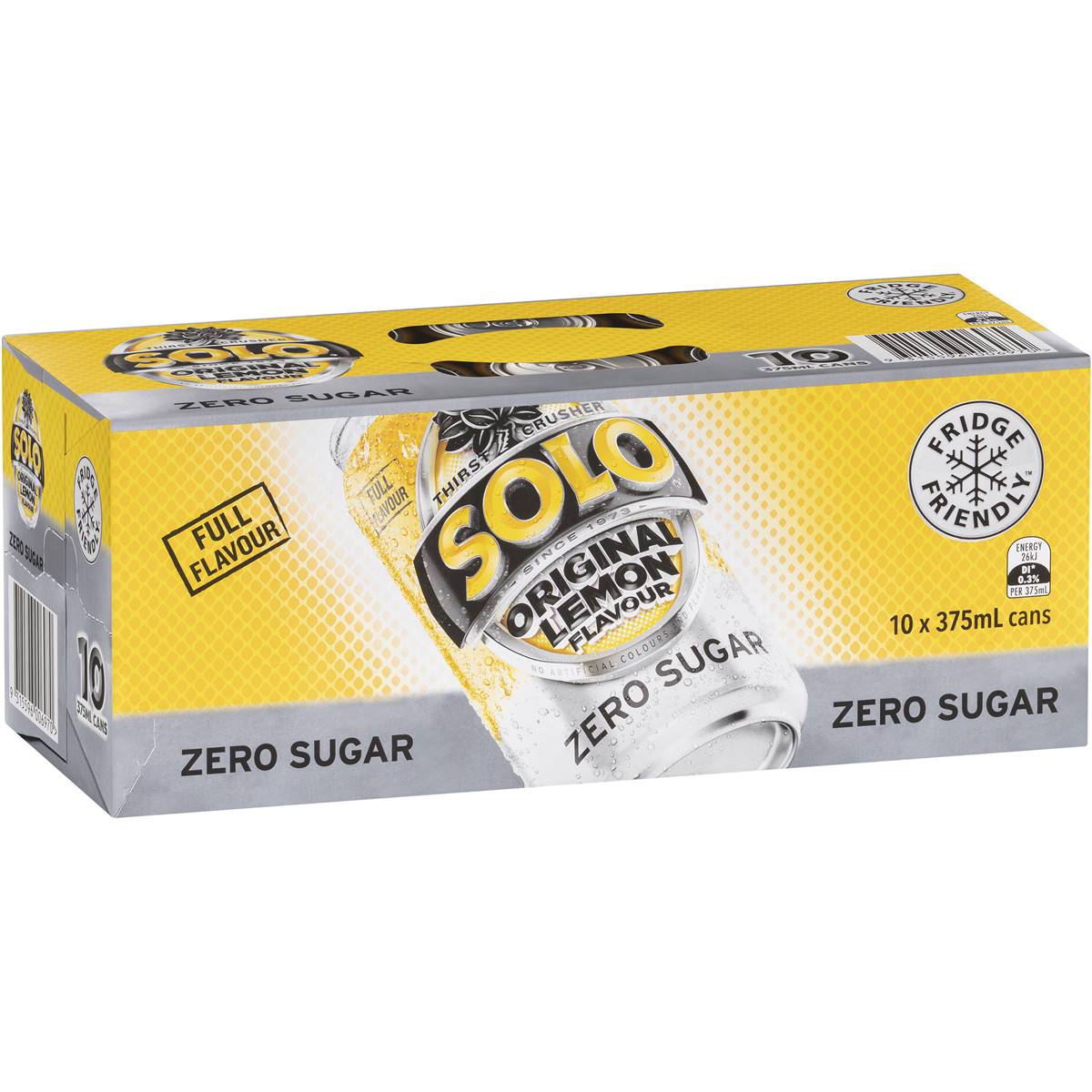 Schweppes Zero Sugar Solo 375mL x 10