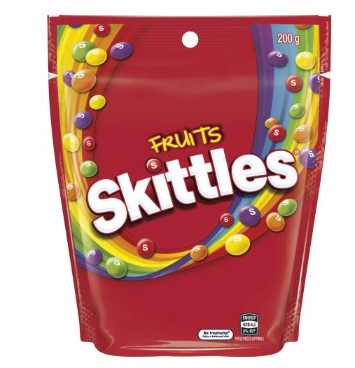 Skittles Fruits Share Bag 200g