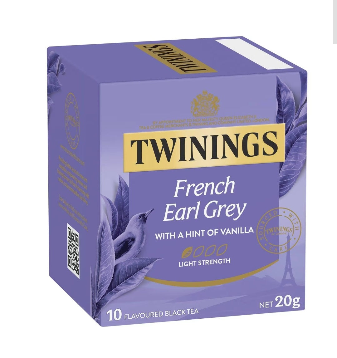 Twinings French Earl Grey Tea Bags 10pk