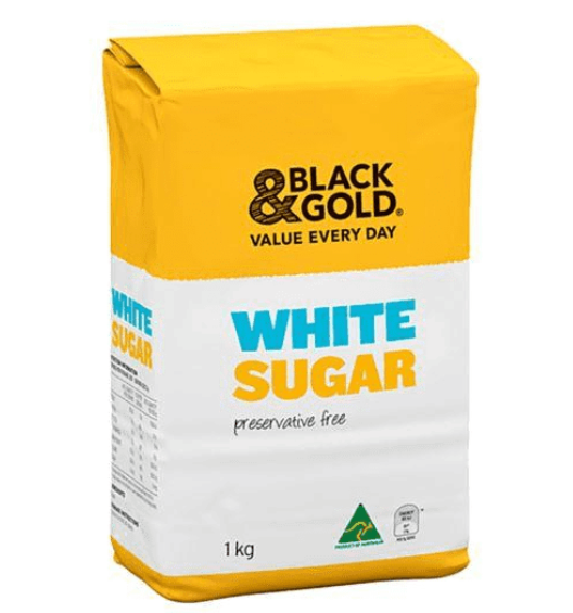Black & Gold White Sugar 1kg