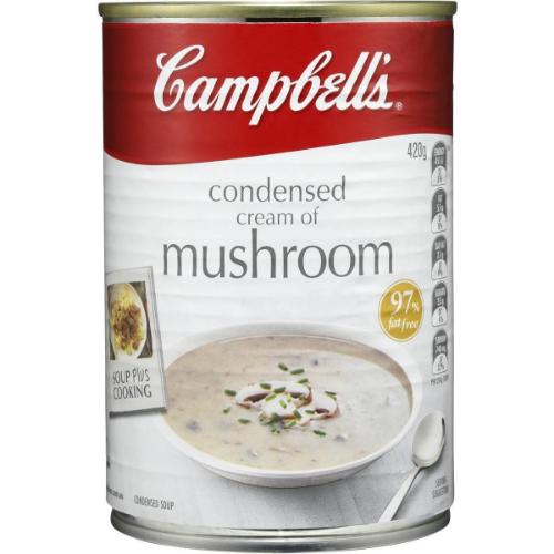 Campbells Cream of Mushroom Soup 420g