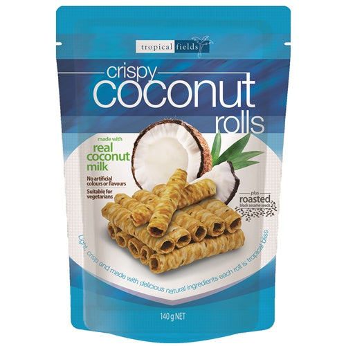 Tropical Fields Coconut Rolls 140g