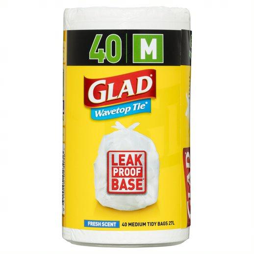 Glad Wavetop  Kitchen Tidy Bags Medium 40 pk