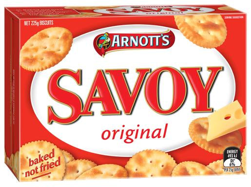 Arnotts Savoy Original 225g