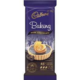 Cadbury Dark Baking Chocolate 180g