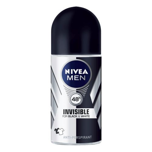 Nivea Deodorant Roll On Men Invisible Black & White 50ml