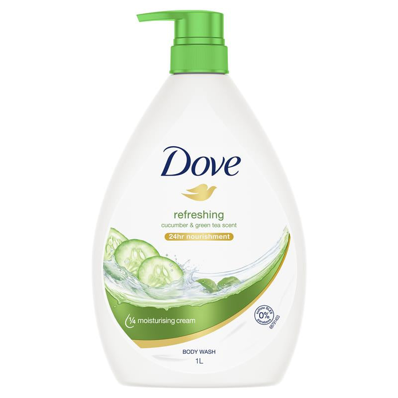 Dove Refreshing Cucumber & Green Tea Body Wash 1L