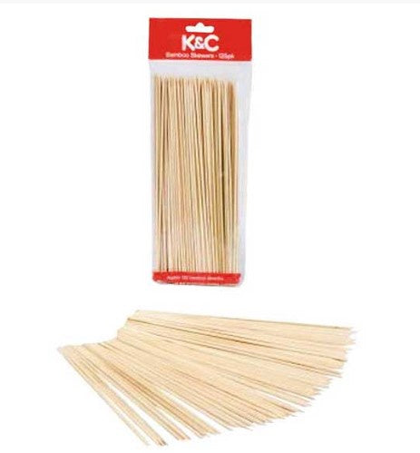 Korbond Bamboo Skewers 125pk